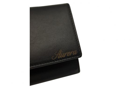 Damen Portemonnaie - Rindsleder - mit Gravur 4 