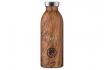 Thermosflasche Sequoia Wood - von 24Bottles, mit Gravur 