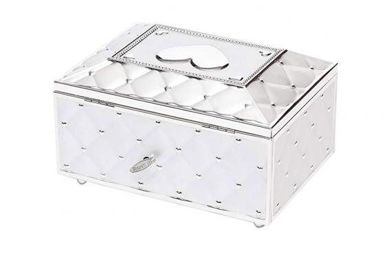 Schmuckdose Ballerina - personalisierbar, versilbert 2 