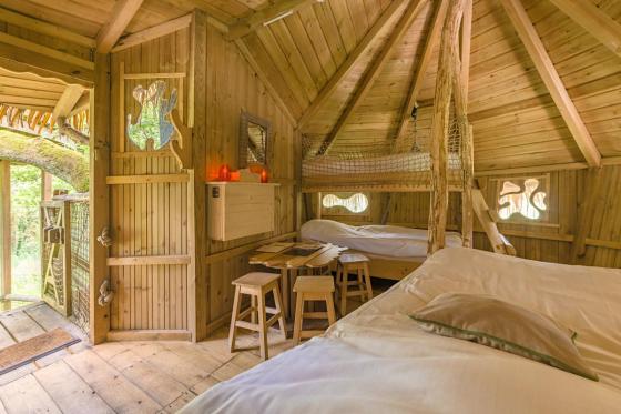 Cabane perchée en famille - 2 nuits en famille avec petit-déjeuner 6 