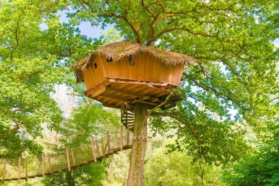 Cabane perchée en famille - 2 nuits en famille avec petit-déjeuner 7 
