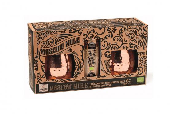 Geschenkset Moscow Mule - Ink. 2 Tassen 1 