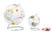 Carnet de yoyage - mini globe - Peignez vos objectifs  