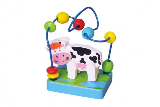 Jeu de motricité vache - En bois  