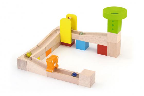 Holzkugelbahn - 49-teilig 2 
