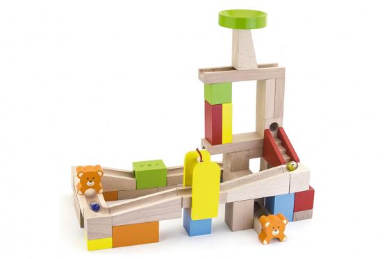 Holzkugelbahn - 49-teilig 3 