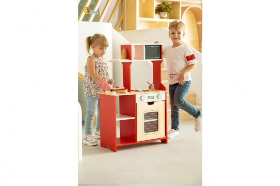 Cuisine en bois - 2 côtés 1 