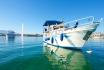 Nuitée dans un bateau de luxe - Nuit dans un bateau privé avec une bouteille de vin 