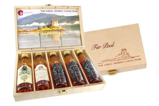 Whisky Collection - 5 Mini Flaschen, personalisierbar 1 