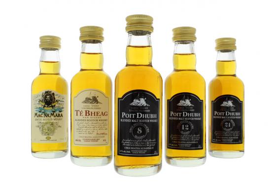 Whisky Collection - 5 Mini Flaschen, personalisierbar 4 