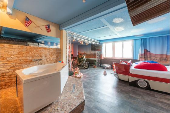 Privat-Wellness in eigener Suite - inkl. Übernachtung in der Route 66 Suite & 3-Gang Menü  