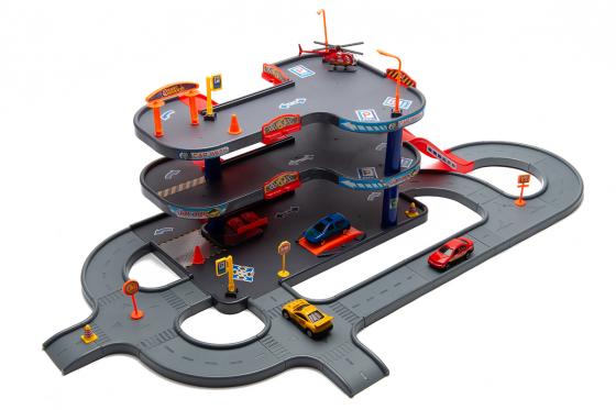 Rennbahn Parkhaus - mit Zubehör  