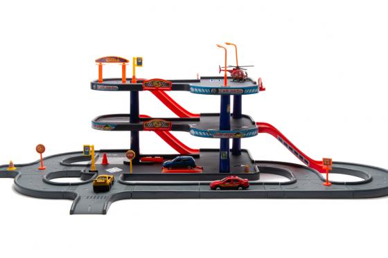 Rennbahn Parkhaus - mit Zubehör 2 