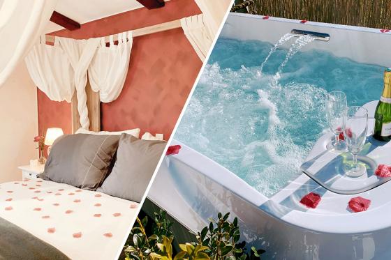 Maisonnette privatisée -  avec jardin, jacuzzi et petit-déjeuner (dimanche à jeudi) 1 