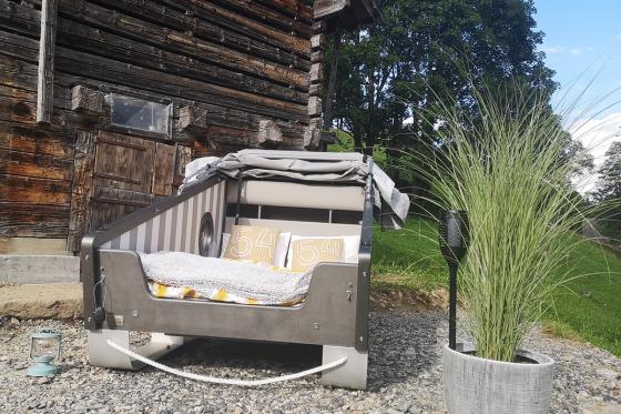 Alpenschlafkorb am Sternenmeer - Romantische Momente mit Millionen Sternen Ausblick für 2 Personen 4 