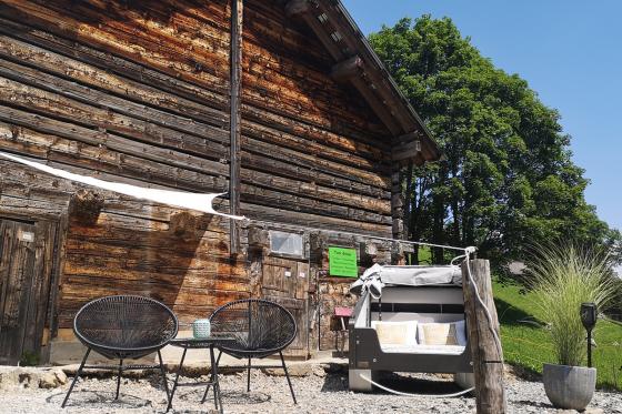 Alpenschlafkorb am Sternenmeer - Romantische Momente mit Millionen Sternen Ausblick für 2 Personen 9 