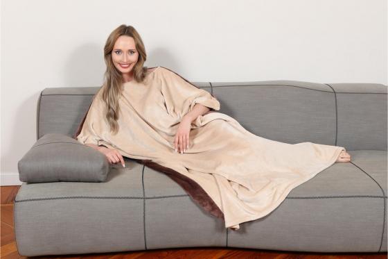 Couverture à enfiler - marron/ beige 1 [article_picture_small]