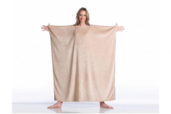 Couverture à enfiler - marron/ beige 4 [article_picture_small]