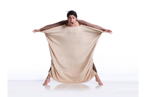 Couverture à enfiler - marron/ beige 7 [article_picture_small]