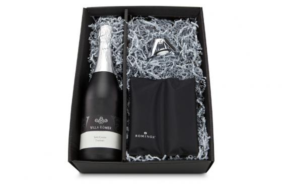 Villa Römer Sekt Set - Mit edler Kühlmanschette  