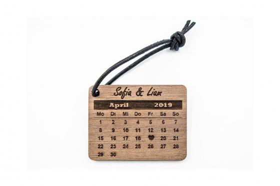 Porte-clés en bois - Personnalisable  