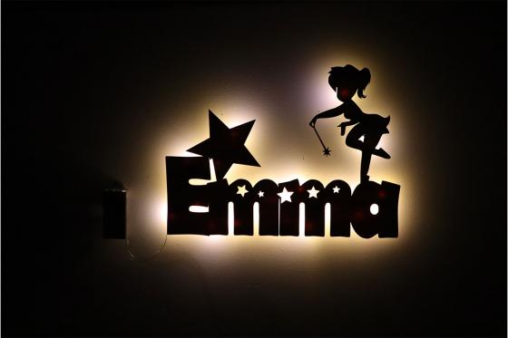 Nachtlicht „Magic Fairy“ - mit Gravur  