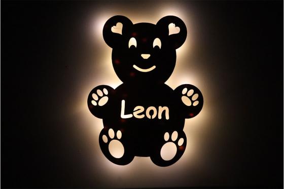 Veilleuse de nuit peluche - avec gravure  