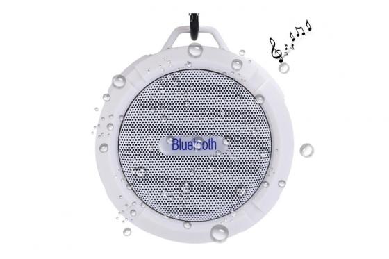 Bluetooth Lautsprecher - Weiss - Wasserdicht  