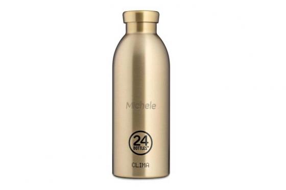 Bouteille thermos Prosecco Gold - de 24Bottles, avec gravure  