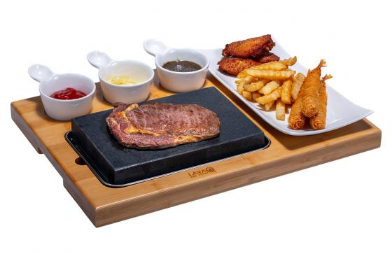 Set pour steaks sur pierre chaude - LavaQ  