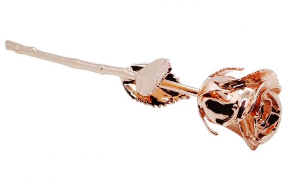 Rosa rosegold 24 carati  - 28 cm - con incisione 3 