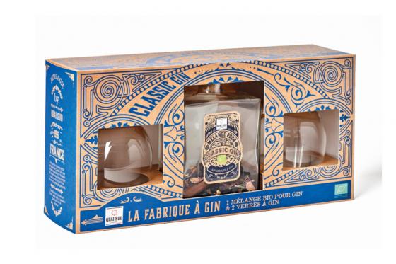 Set cadeau Gin - Incl. carafe de gin + verres  2 