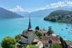 Journée au château de Spiez - Tour en bateau en 1ère classe, apéro & entrée au musée | 1 pers. 1