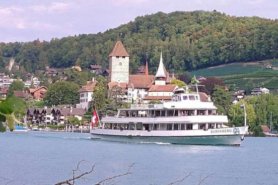 Journée au château de Spiez - Tour en bateau en 2ème classe, apéro & entrée au musée | 2 pers. 12 