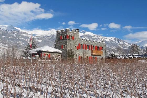 Übernachtung im Schloss - 1 Nacht mit Weinverkostung und Walliser Teller | im Winter 1 