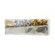 Geschenkverpackung Gold/Silber, 9-teiliges Set (Geschenkpapier, -band und Rosetten)