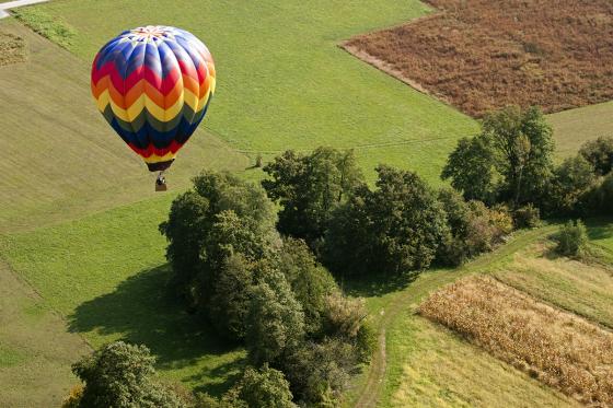 Ballonfahrt - Flug Erlebnis in der Deutschschweiz für 2 Personen inkl. Champagner 2 