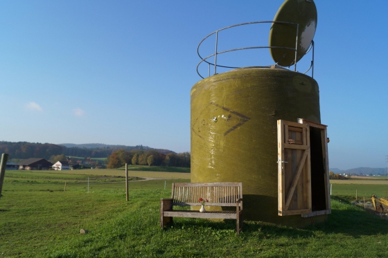 Silo Übernachtung für 2 - romantische Nacht in der Natur  