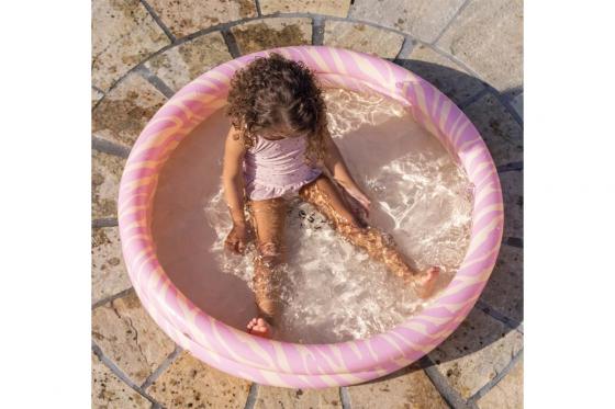 Pataugeoire zèbre  - Or rose - 100 cm 1 