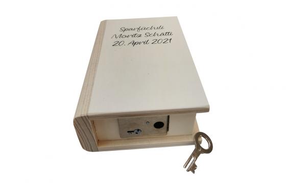 Livret en bois - avec impression 4 