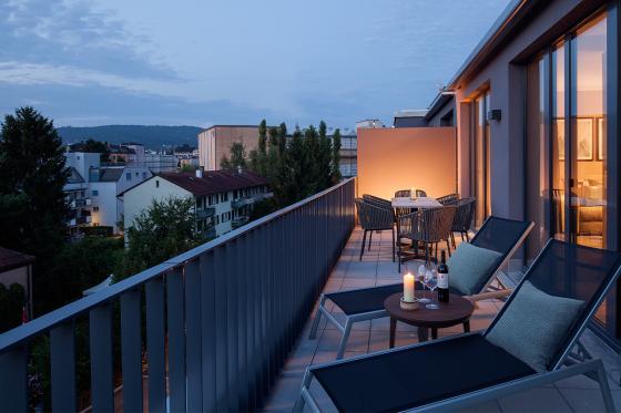 Rooftop Übernachtung in Zürich - Luxus-Suite Übernachtung inkl. Frühstück & Spa  