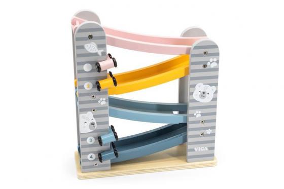 Rennbahn - mit 4 Autos 1 