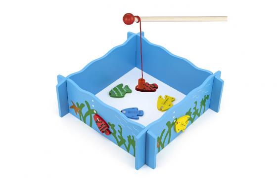 Jeu de pêche magnétique - en bois  