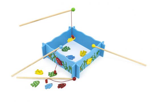 Jeu de pêche magnétique - en bois 1 
