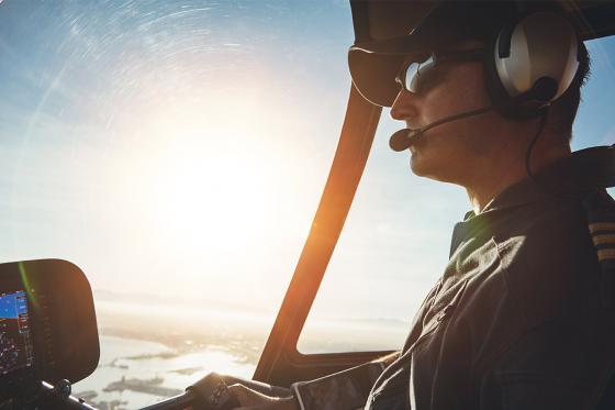 Vol d’initiation en hélico R44 - 30 minutes au départ de Sion, 1 personne  