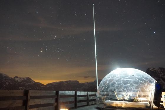 Alpine Bubble Übernachtung - Übernachtung für 2 Personen  