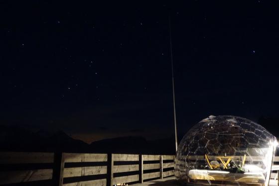 Alpine Bubble Übernachtung - Übernachtung für 2 Personen 1 