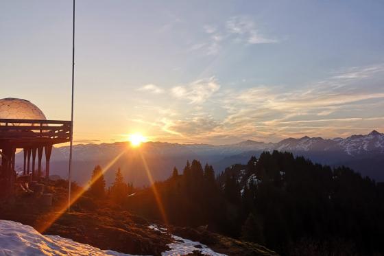 Alpine Bubble Übernachtung - Übernachtung für 2 Personen 5 