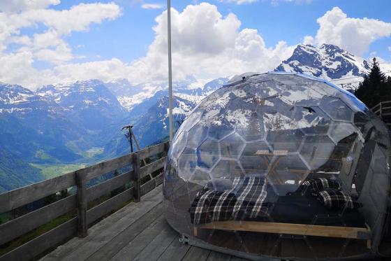 Alpine Bubble Übernachtung - Übernachtung für 2 Personen 6 