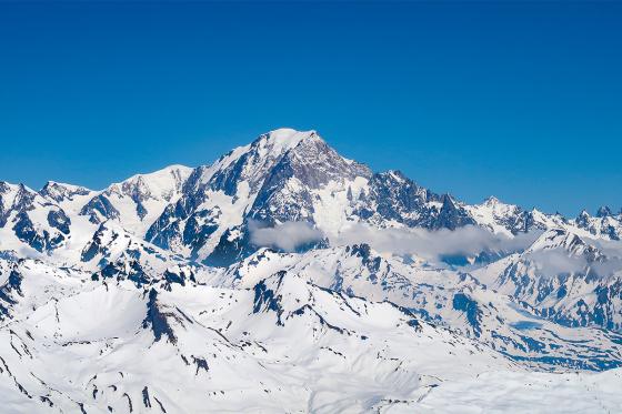 Massif du Mont Blanc & apéritif - 30 minutes en hélicoptère et escale sur un glacier | 2 pers. 3 